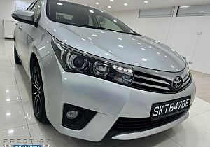 Toyota Corolla Altis 1.6L CVT Elegance LED Keyless Silver 2015 Android Player